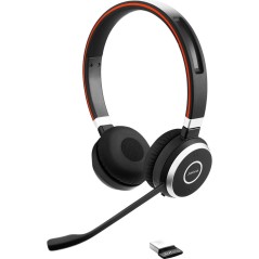 Jabra Evolve 65 SE UC Stereo Wireless Headset - Black | Ultimate Comfort & Superior Sound Quality